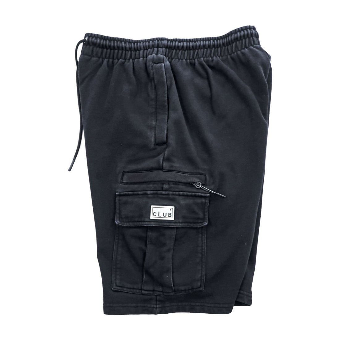PRO CLUB ヘビーウェイト スウェットショーツ カーゴ ハーフパンツ L ブラック COMFORT ポケット