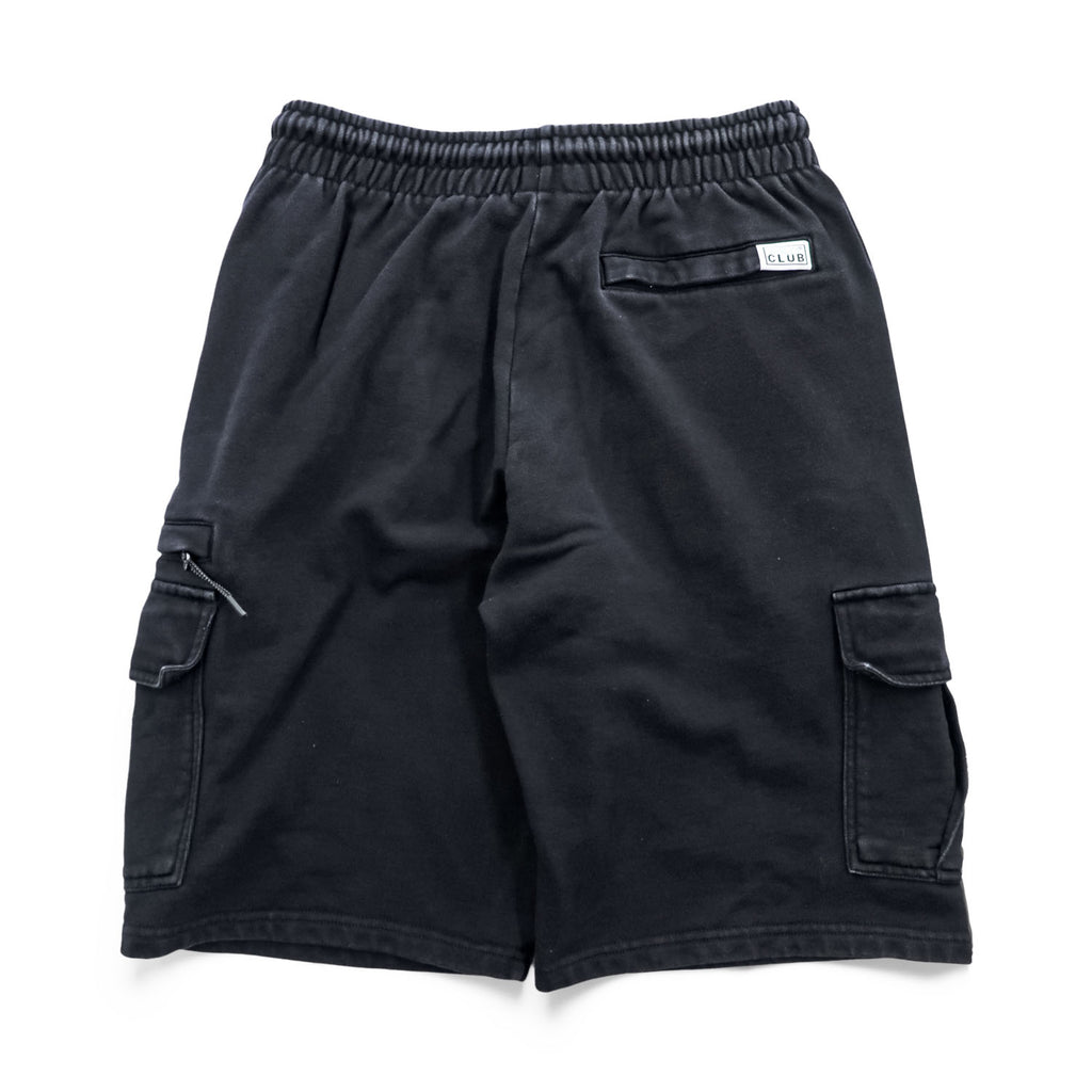 PRO CLUB ヘビーウェイト スウェットショーツ カーゴ ハーフパンツ L ブラック COMFORT ポケット