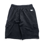 PRO CLUB ヘビーウェイト スウェットショーツ カーゴ ハーフパンツ L ブラック COMFORT ポケット
