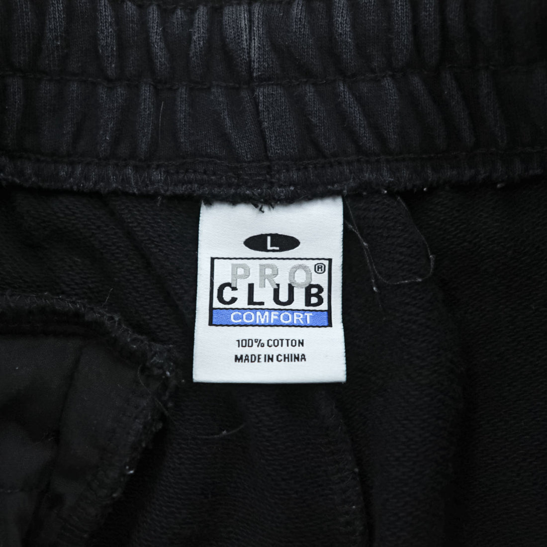 PRO CLUB ヘビーウェイト スウェットショーツ カーゴ ハーフパンツ L ブラック COMFORT ポケット