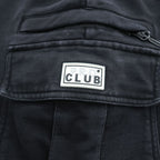 PRO CLUB ヘビーウェイト スウェットショーツ カーゴ ハーフパンツ L ブラック COMFORT ポケット