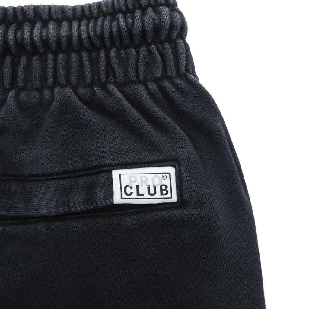 PRO CLUB ヘビーウェイト スウェットショーツ カーゴ ハーフパンツ L ブラック COMFORT ポケット