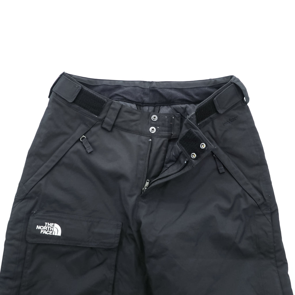 THE NORTH FACE シェル アウトドアパンツ S ブラック HYVENT 防水 スキー ボード スノーゲイター AY8X