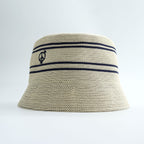 Sexhippies バケットハット ナチュラル セーラーハット ベージュ ネイビー STRIPED OG BUCKET