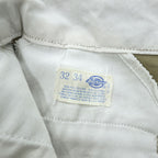 Dickies 80年代 USA製 ヴィンテージ ワークパンツ チノパンツ W32 L34 オリーブ カーキ グリーン 65/35 ツイル センタープレス 白タグ