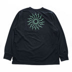South2 West8 日本製 ロングスリーブ ポケット Tシャツ L/S Round Pocket Tee Circle Horn 長袖 ロンT M ブラック バックプリント PU548