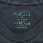 South2 West8 日本製 ロングスリーブ ポケット Tシャツ L/S Round Pocket Tee Circle Horn 長袖 ロンT M ブラック バックプリント PU548