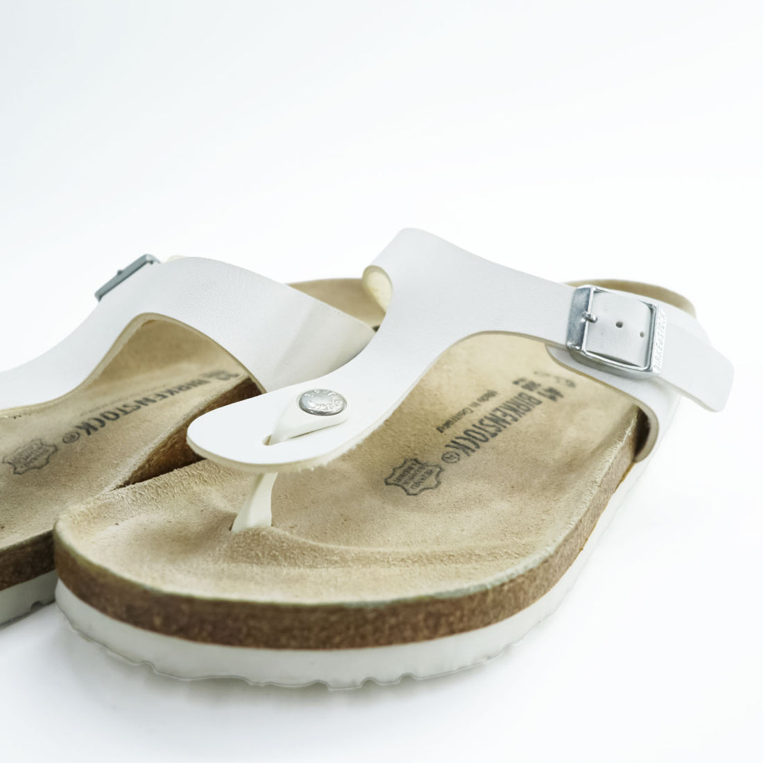 BIRKENSTOCK ドイツ製 ギゼ GIZEH トングサンダル 26.5cm ホワイト EVAソール