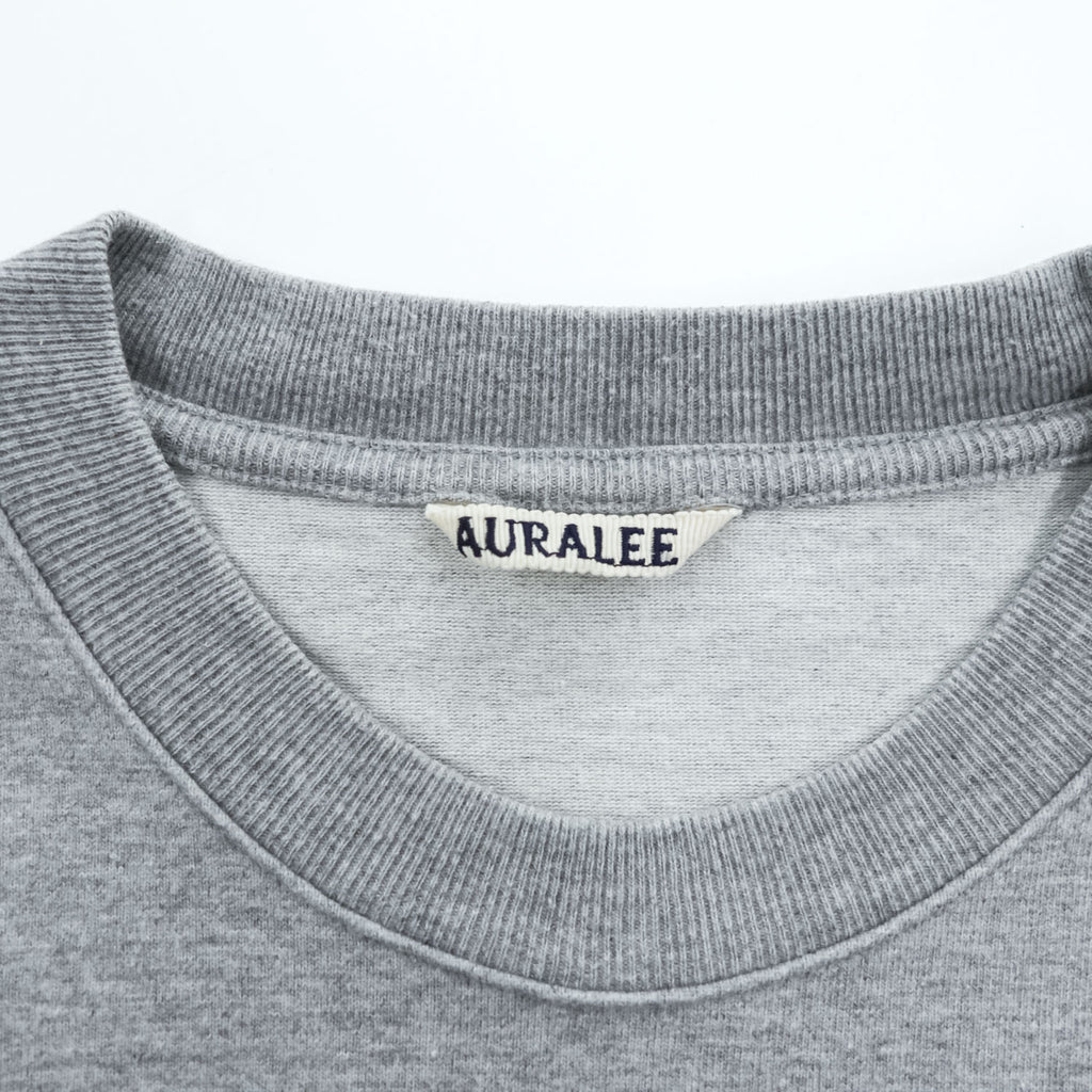 AURALEE 日本製 ポケット Tシャツ STAND UP TEE L グレー A6ST01SU