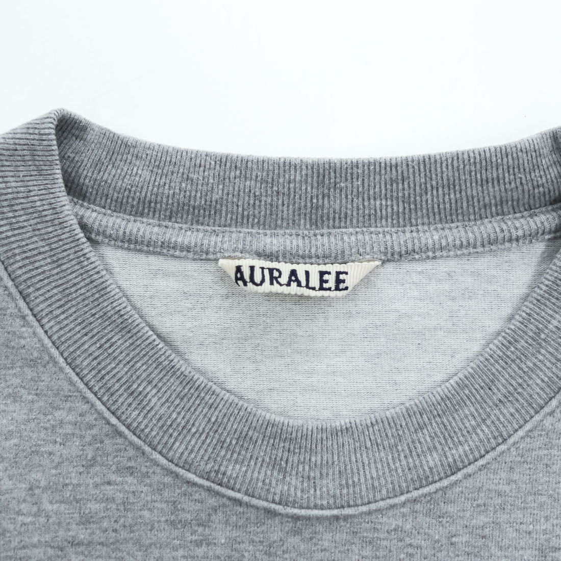 AURALEE 日本製 ポケット Tシャツ STAND UP TEE L グレー A6ST01SU