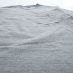 AURALEE 日本製 ポケット Tシャツ STAND UP TEE L グレー A6ST01SU