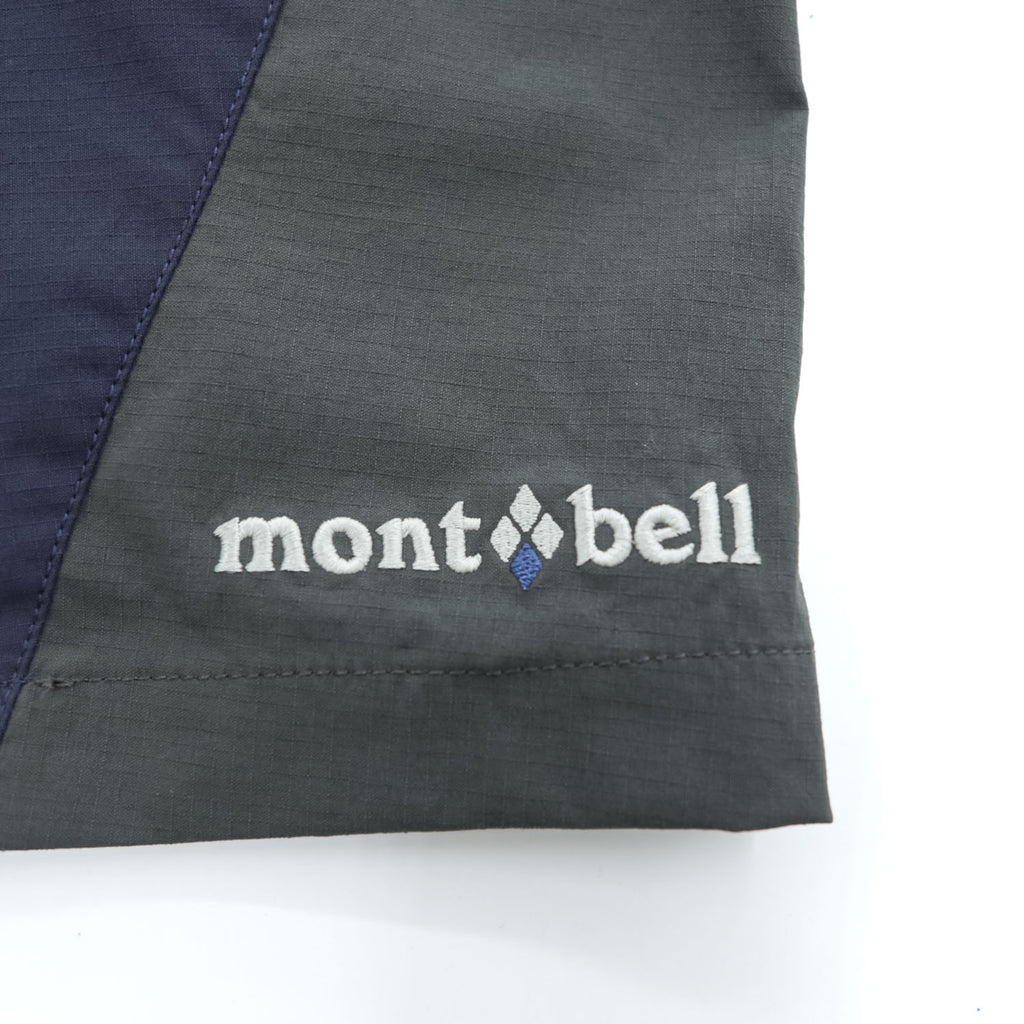 mont-bell キャニオンショーツ ナイロン ショートパンツ ハーフパンツ L ネイビー ストレッチ リップストップ ベルト付 1105529