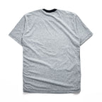 adidas 90年代 銀タグ ヴィンテージ リンガーTシャツ L グレー トレフォイルロゴ プリント サイドライン