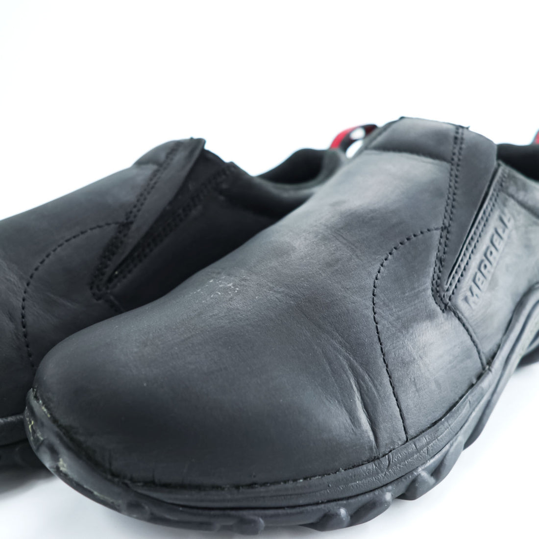 MERRELL ジャングルモック JUNGLE MOC ヌバックレザー スリッポン スニーカー 28cm ブラック ダブルストレッチゴア J60833