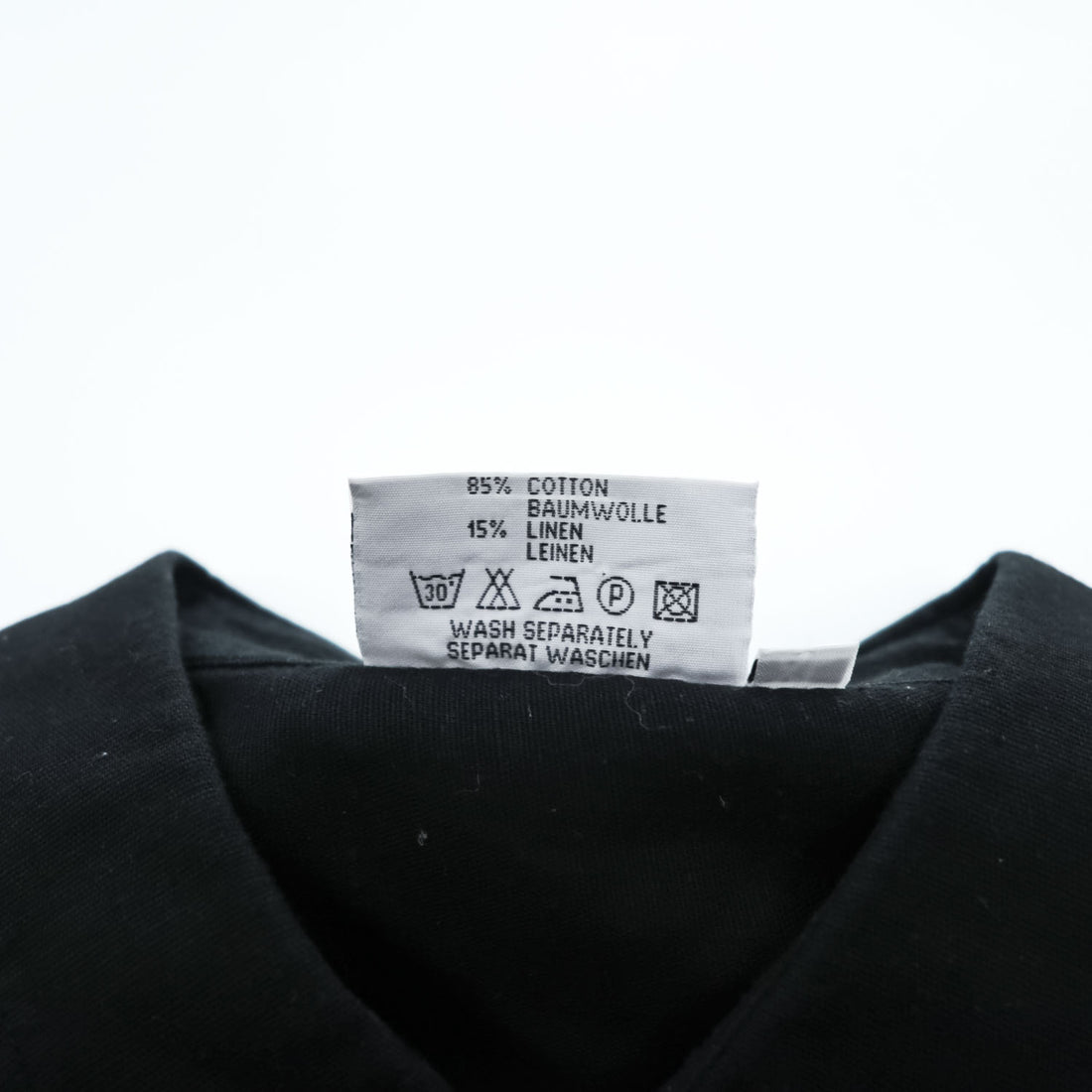 90年代 ヴィンテージ リネン 半袖シャツ SOUTHERN MANNERMODE 麻 XL ブラック ワイド 短丈 オーバーサイズ