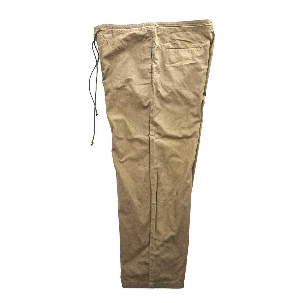 AURALEE 日本製 ワイドパンツ WASHED FINX TWILL EASY WIDE PANTS イージースラックス M ベージュ A9SP03TN