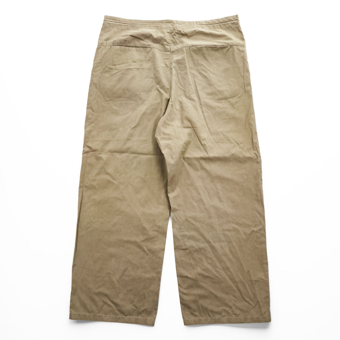 AURALEE 日本製 ワイドパンツ WASHED FINX TWILL EASY WIDE PANTS イージースラックス M ベージュ A9SP03TN