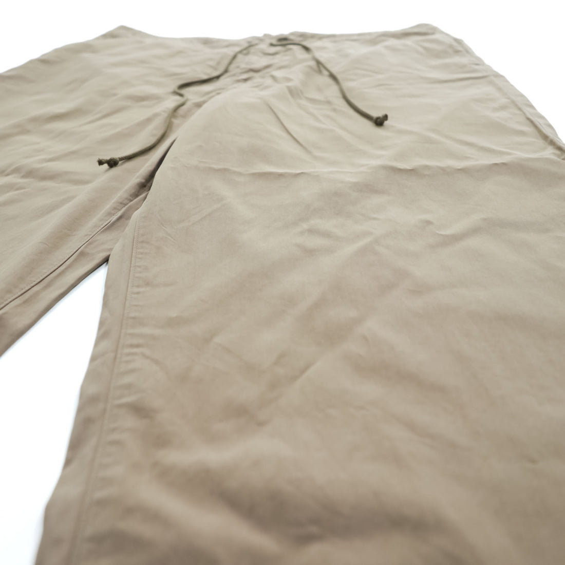 AURALEE 日本製 ワイドパンツ WASHED FINX TWILL EASY WIDE PANTS イージースラックス M ベージュ A9SP03TN