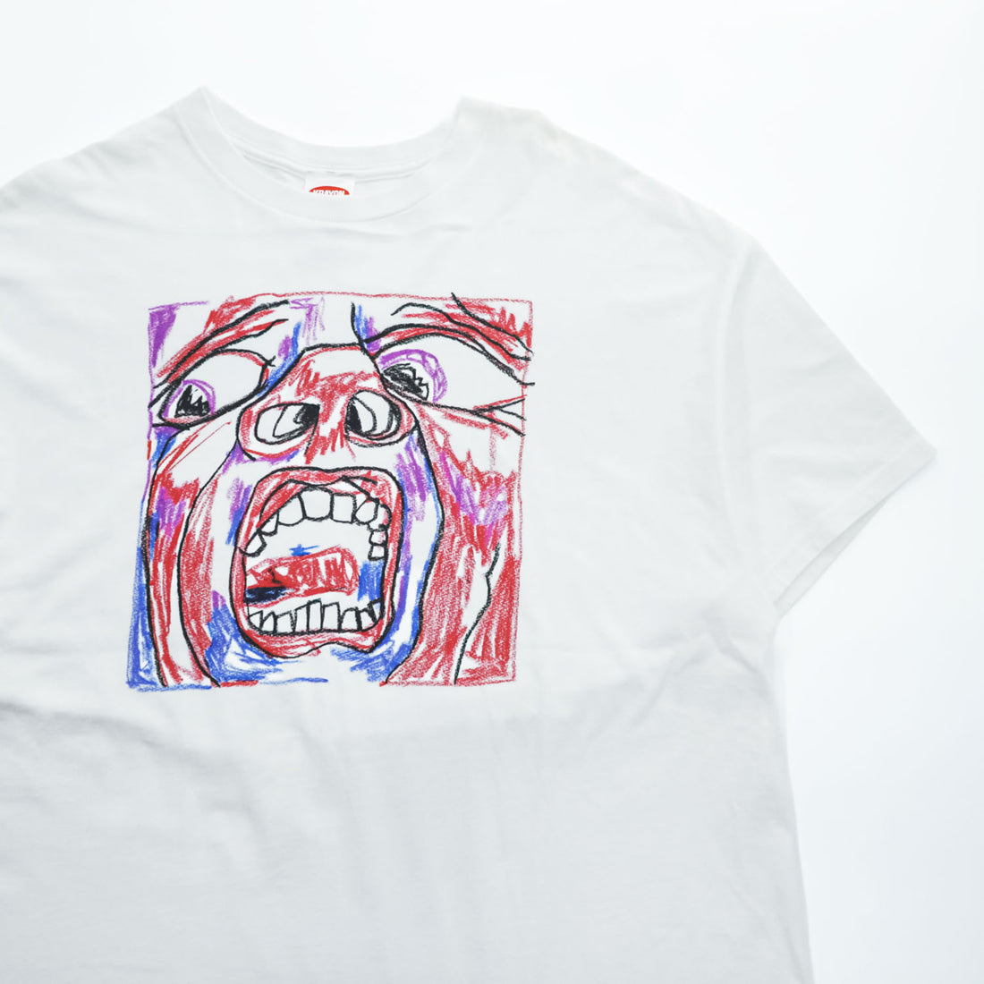 KRAYON GANG Tシャツ XL ホワイト キングクリムゾン ロックバンド SCHIZOID MAN