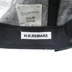 H.R.REMAKE ( HOLLYWOOD RANCH MARKET ) 日本製 デニム キャップ ベルトアジャスター ワッペン