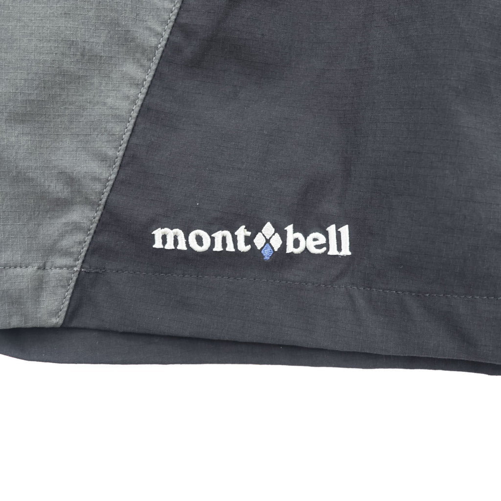 mont-bell キャニオンショーツ ナイロン ショートパンツ ハーフパンツ L グレー ストレッチ リップストップ ベルト付 1105529