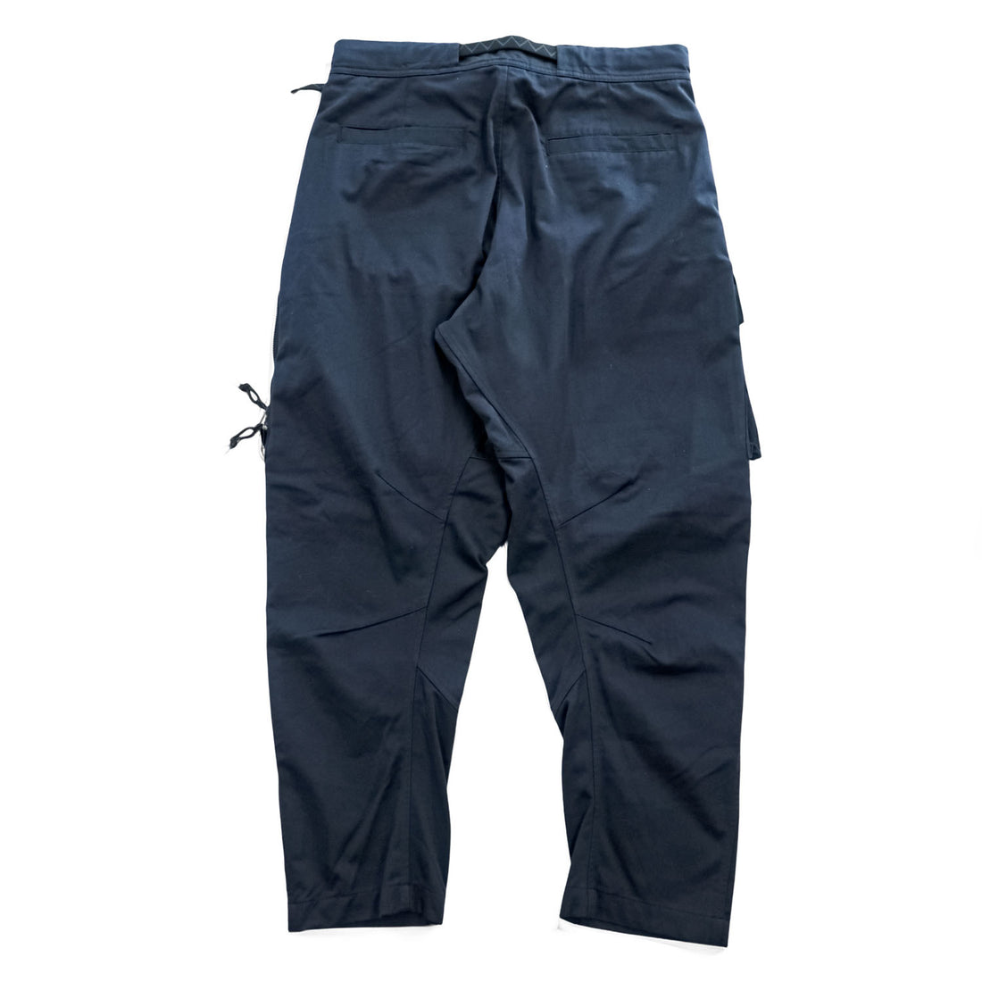 NIKE ACG ウーブンカーゴパンツ WOVEN CARGO PANTS M ネイビー ブラック ストレッチ ワイド マルチポケット ベルト付 CD7646-010