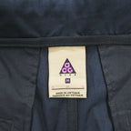 NIKE ACG ウーブンカーゴパンツ WOVEN CARGO PANTS M ネイビー ブラック ストレッチ ワイド マルチポケット ベルト付 CD7646-010