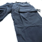 NIKE ACG ウーブンカーゴパンツ WOVEN CARGO PANTS M ネイビー ブラック ストレッチ ワイド マルチポケット ベルト付 CD7646-010