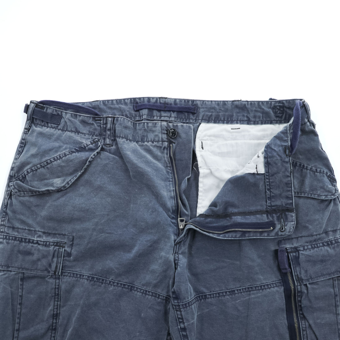 Polo Ralph Lauren リップストップ カーゴショーツ ショートパンツ XXL ブルー ヴィンテージ加工 UTILITY RIPSTOP ビッグサイズ