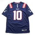 NIKE ゲームシャツ Tシャツ L ネイビー 両面プリント NFL ON FIELD PATRIOTS ナンバリング ユニフォーム