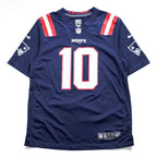 NIKE ゲームシャツ Tシャツ L ネイビー 両面プリント NFL ON FIELD PATRIOTS ナンバリング ユニフォーム