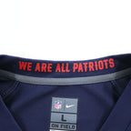 NIKE ゲームシャツ Tシャツ L ネイビー 両面プリント NFL ON FIELD PATRIOTS ナンバリング ユニフォーム