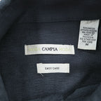 90年代 ヴィンテージ レーヨン 半袖シャツ MODA CAMPIA MODA M ブラック EASY CARE