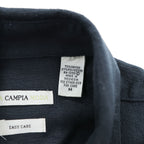 90年代 ヴィンテージ レーヨン 半袖シャツ MODA CAMPIA MODA M ブラック EASY CARE