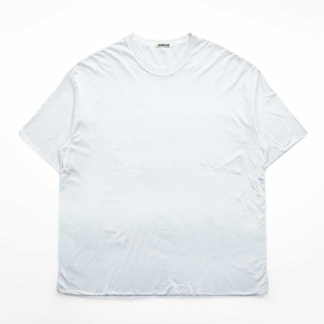 AURALEE 日本製 Tシャツ L ホワイト HIGH GAUGE DOUBLE CLOTH TEE A00T01DC