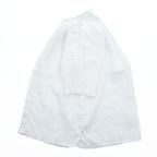 GACHU 100% Linen Short Sleeve Button Up Shirt White Chest Pocket Men’s XL