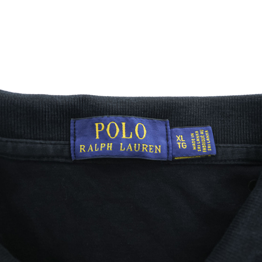 Polo Ralph Lauren Short Sleeve Polo Shirt, XL, Black, with Small Pony Logo Embroidery