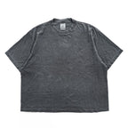 SHAKA Drop Shoulder Garment Dye T-Shirt M, Gray, Vintage Finish, Super Max Heavy Fade