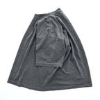 SHAKA Drop Shoulder Garment Dye T-Shirt M, Gray, Vintage Finish, Super Max Heavy Fade