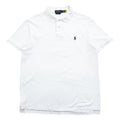 Polo Ralph Lauren Polo Shirt, Size L, White, Small Pony Logo Embroidery, Custom Slim Fit, Piqué Knit