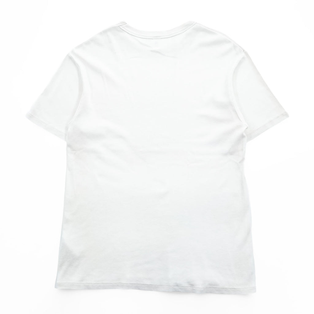 LE (COMOLI / L'ECHOPPE) Japan Made T-Shirt FREE White Ribbed T-Shirt 23-071-053-2000-1-0