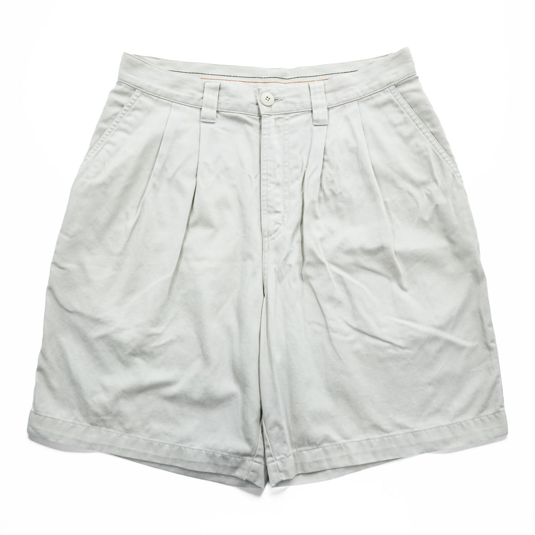 Patagonia Organic Cotton Pleated Chino Shorts Beige Ivory Made in Malaysia PO 5024 Men’s 30