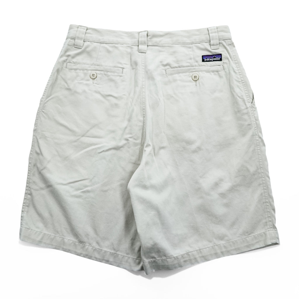 Patagonia Organic Cotton Pleated Chino Shorts Beige Ivory Made in Malaysia PO 5024 Men’s 30