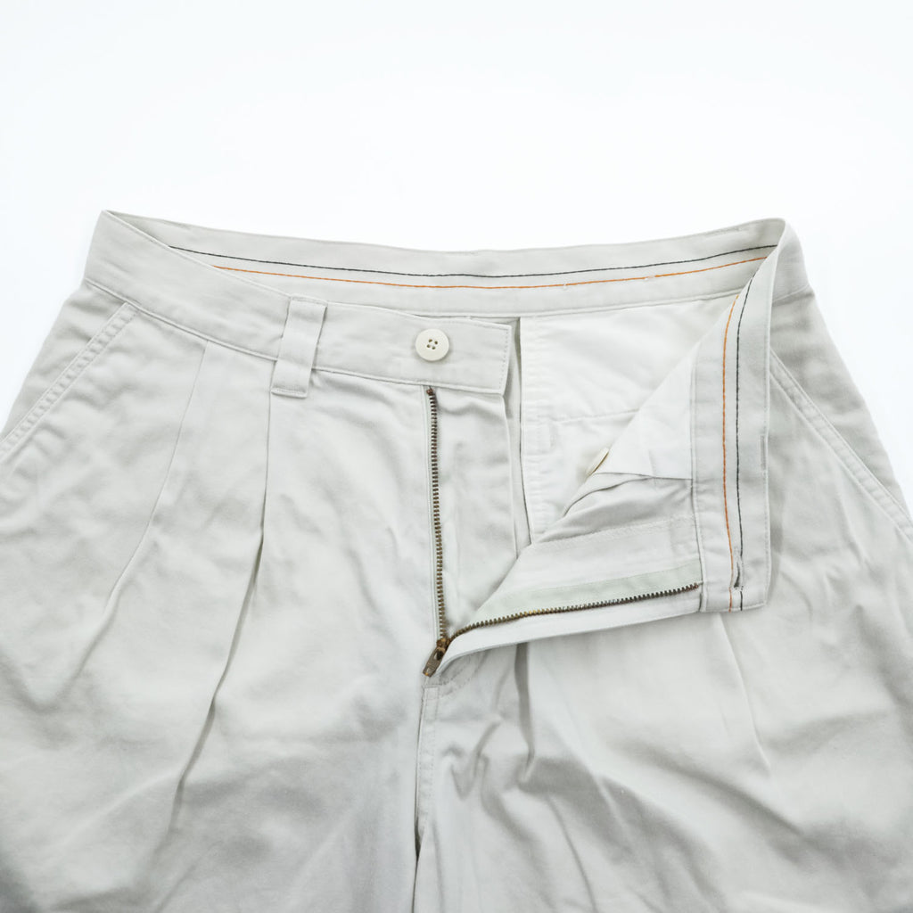 Patagonia Organic Cotton Pleated Chino Shorts Beige Ivory Made in Malaysia PO 5024 Men’s 30