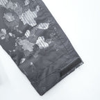 THE NORTH FACE マウンテンパーカー DRYVENT 防水 シェル レインジャケット XS グレー 総柄 ドローコード 透湿 NF00CG0P