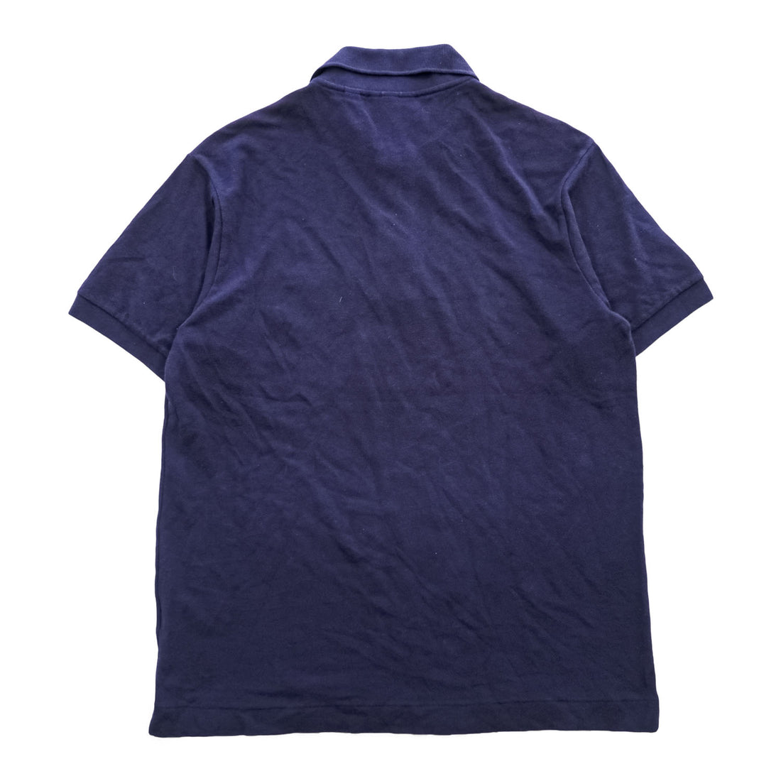 LACOSTE ポロシャツ M ネイビー ワンポイントロゴ CLASSIC FIT 鹿の子 FA10615