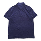 LACOSTE ポロシャツ M ネイビー ワンポイントロゴ CLASSIC FIT 鹿の子 FA10615