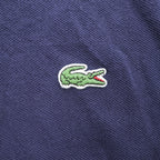 LACOSTE ポロシャツ M ネイビー ワンポイントロゴ CLASSIC FIT 鹿の子 FA10615