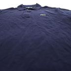 LACOSTE ポロシャツ M ネイビー ワンポイントロゴ CLASSIC FIT 鹿の子 FA10615