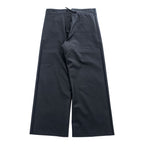 US NAVY 90年代 米軍 ヴィンテージ ミリタリー セーラーパンツ L ブラック ギャバジン ワイド 13ボタン OMEGA APPAREL 8405-01-076-6032